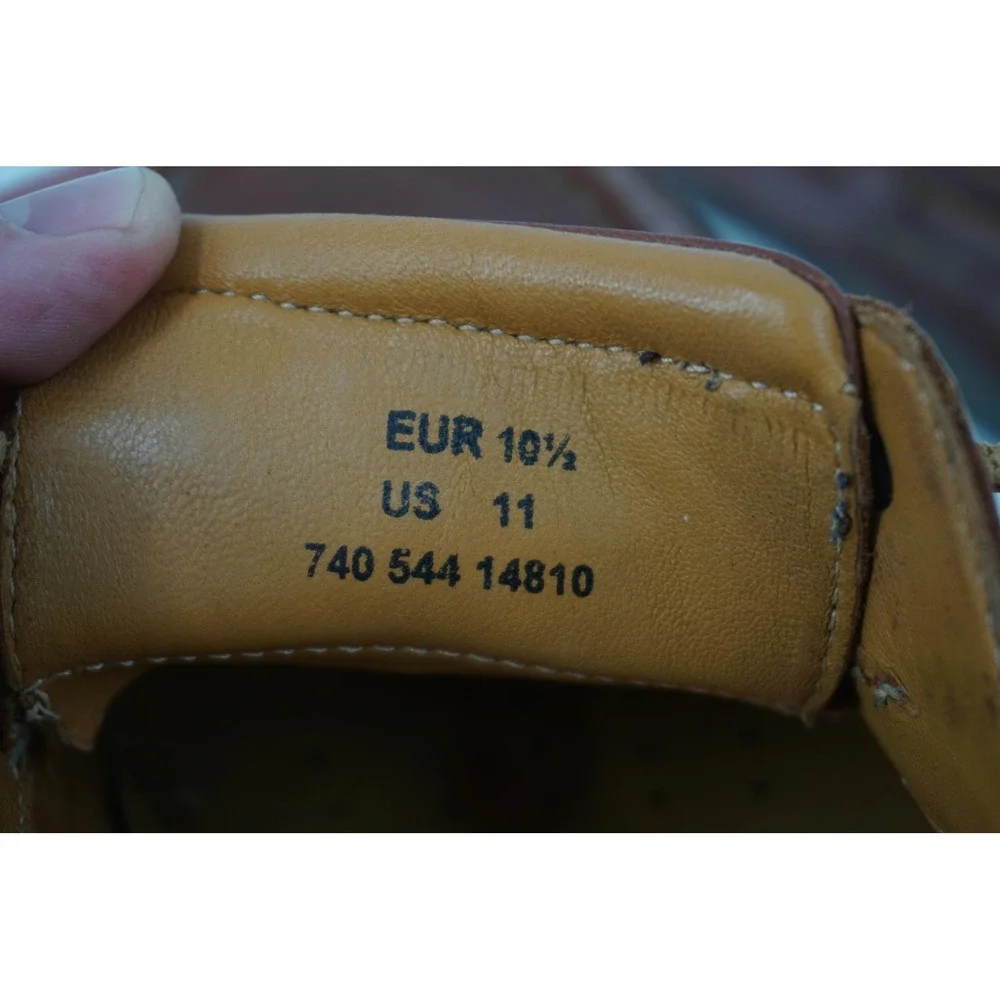 Mephisto Spinnaker Boat Shoes Mens Size‎ 11 Brown Leather Lace Up Casual
